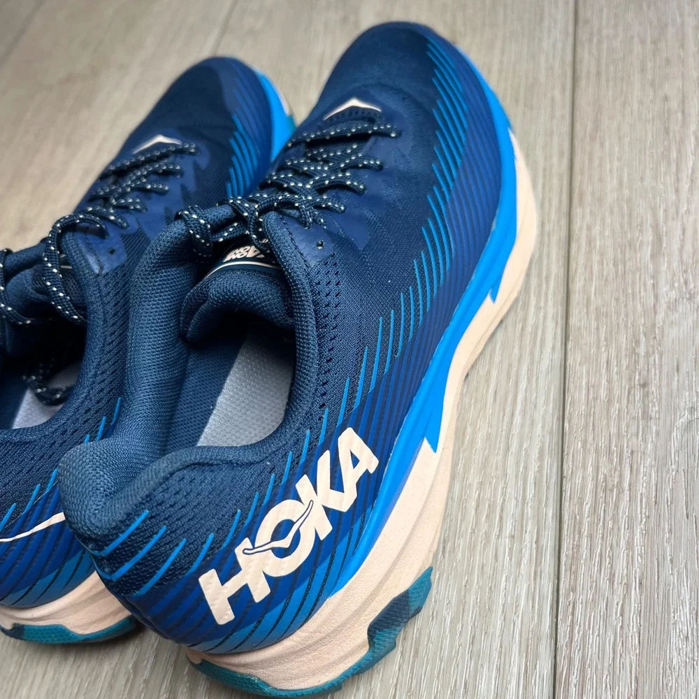 Hoka One One Torrent 2 Indigo Bunting Trail Running Shoes Womens 8.5